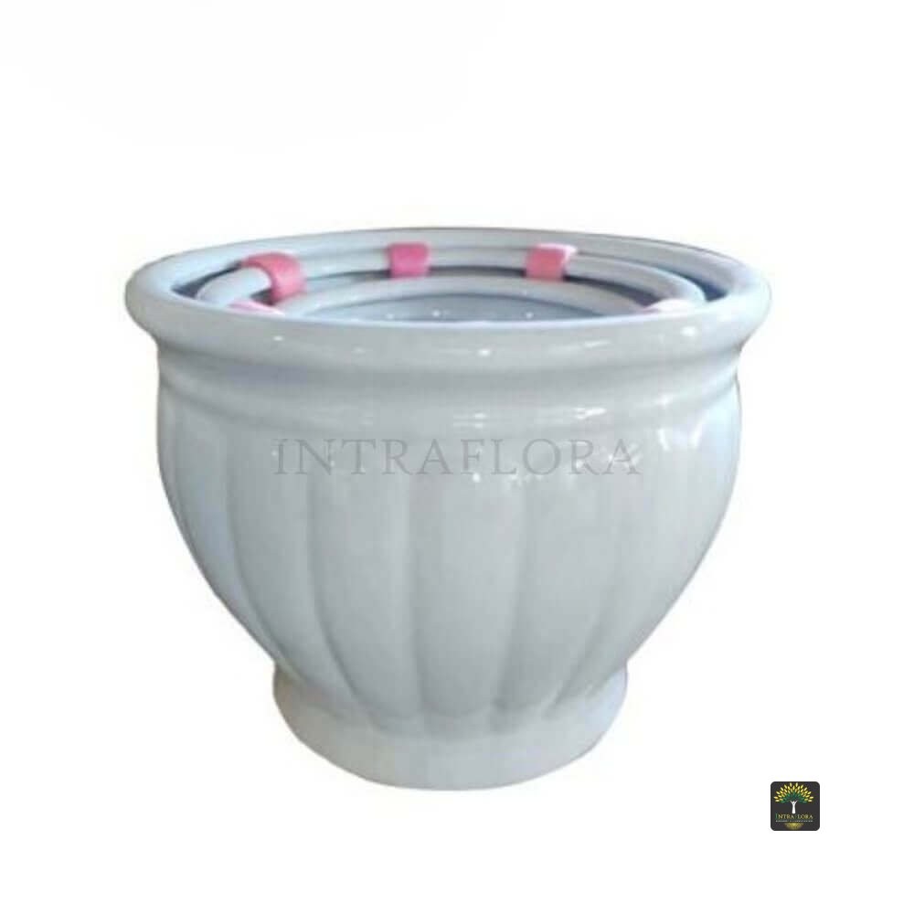 CL235 plain porcelain pots